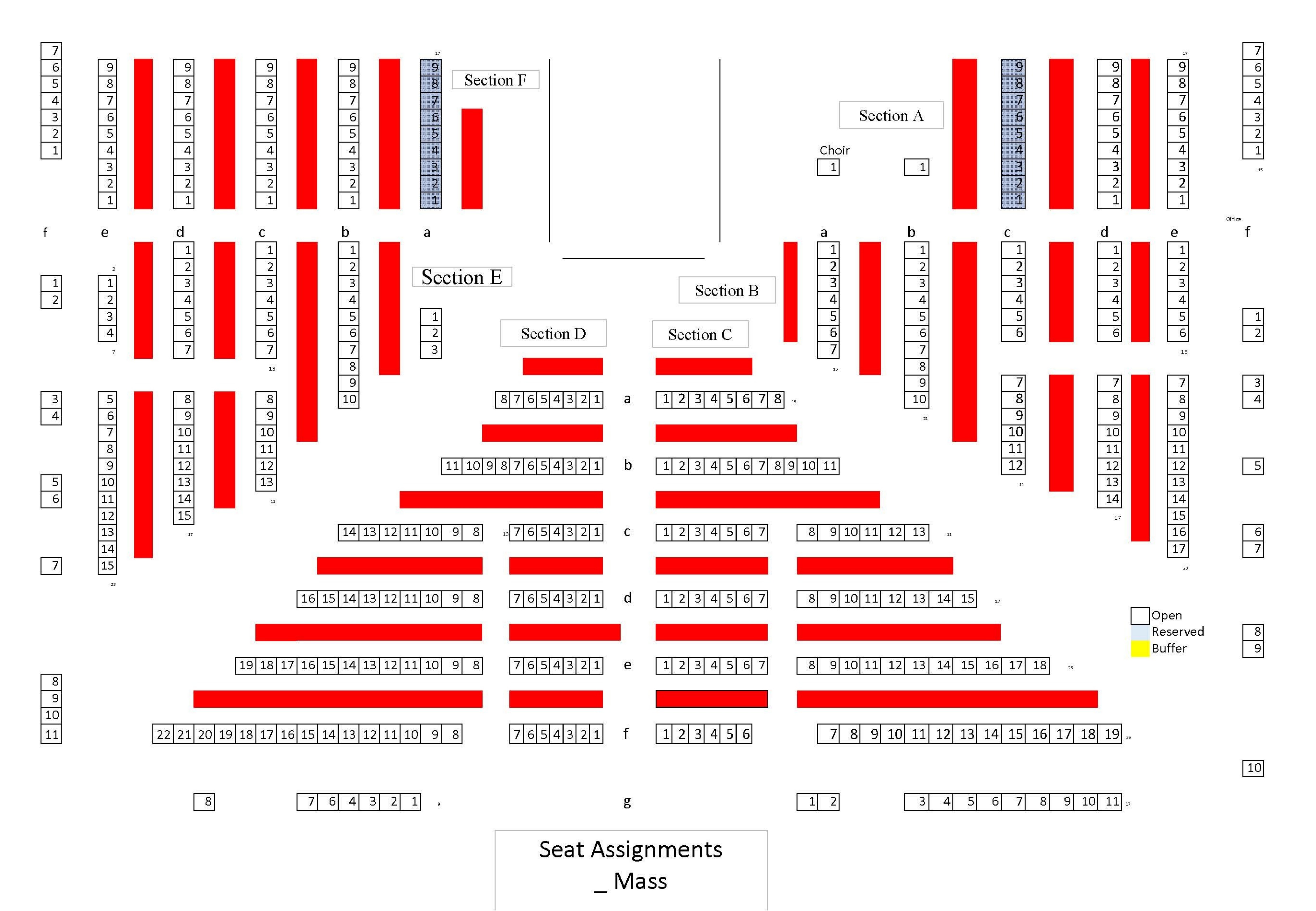 Seating Chart Untitled Page
